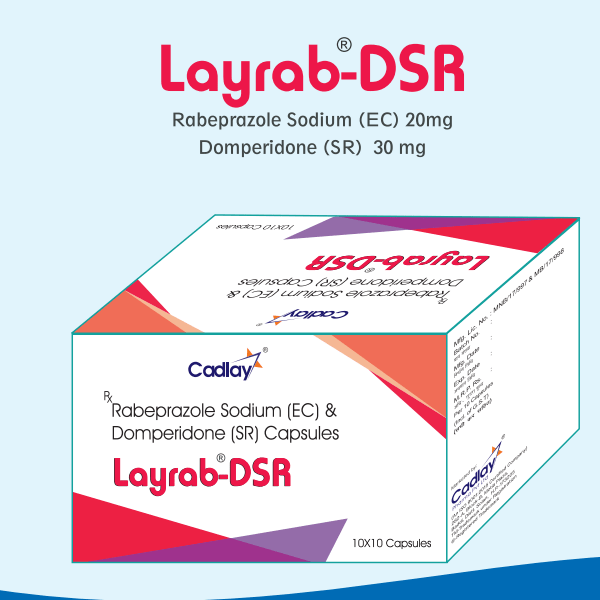 Layrab-DSR-Capsules-Rabeprazole-Sodium-EC-Domperidone-SR-Capsules-Cadlay-Pharma-Private-Limited-Baddi